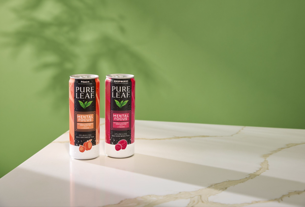 PepsiCo y Unilever lanzan conjuntamente una nueva bebida de té llamada Pure Leaf Mental Focus.