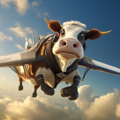 Llega el combustible para aviones fabricado con… leche de vaca.