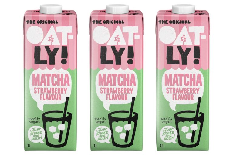 Llega la nueva bebida vegetal de Oatly con sabor a fresa