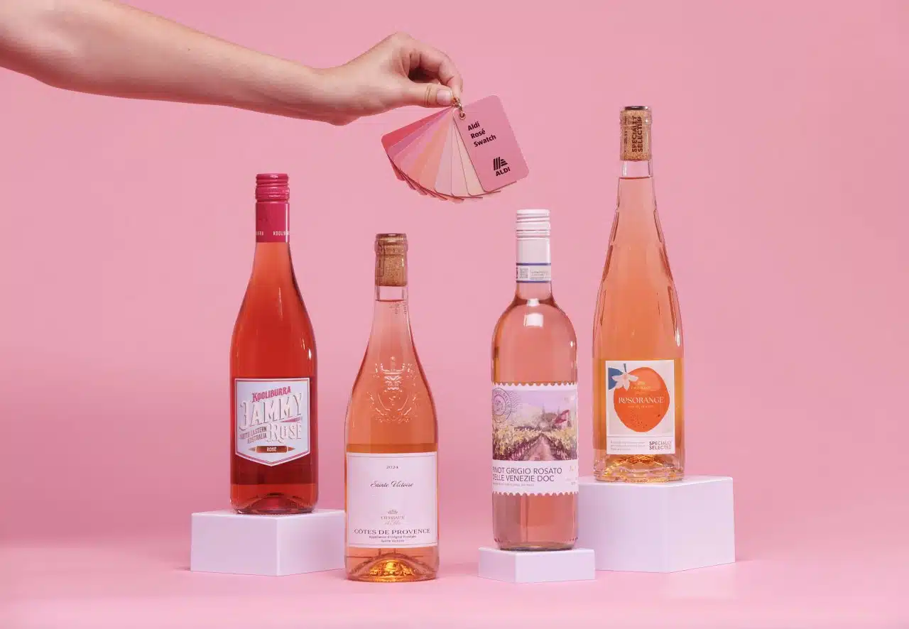 Aldi te ayuda a identificar tu vino rosado favorito gracias a su guía de color.