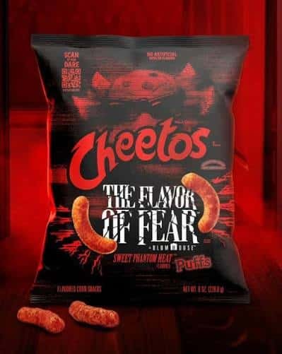 Cheetos se adelanta a Halloween con una versión terrorífica.