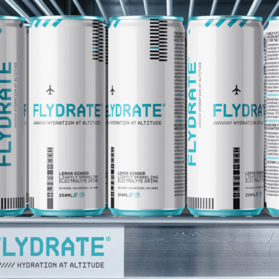 Flydrate, la bebida funcional para el que viaja en avión.