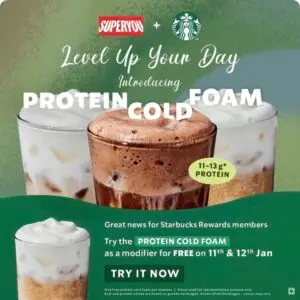Lee más sobre el artículo Proteína hasta en la espuma del café. Lo nuevo de Starbucks