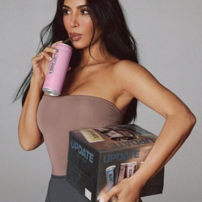 Kim Kardashian lanza su propia bebida energética.