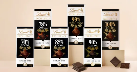La gama de tabletas de chocolate Lindt se amplía con la llegada del 100% extra dark