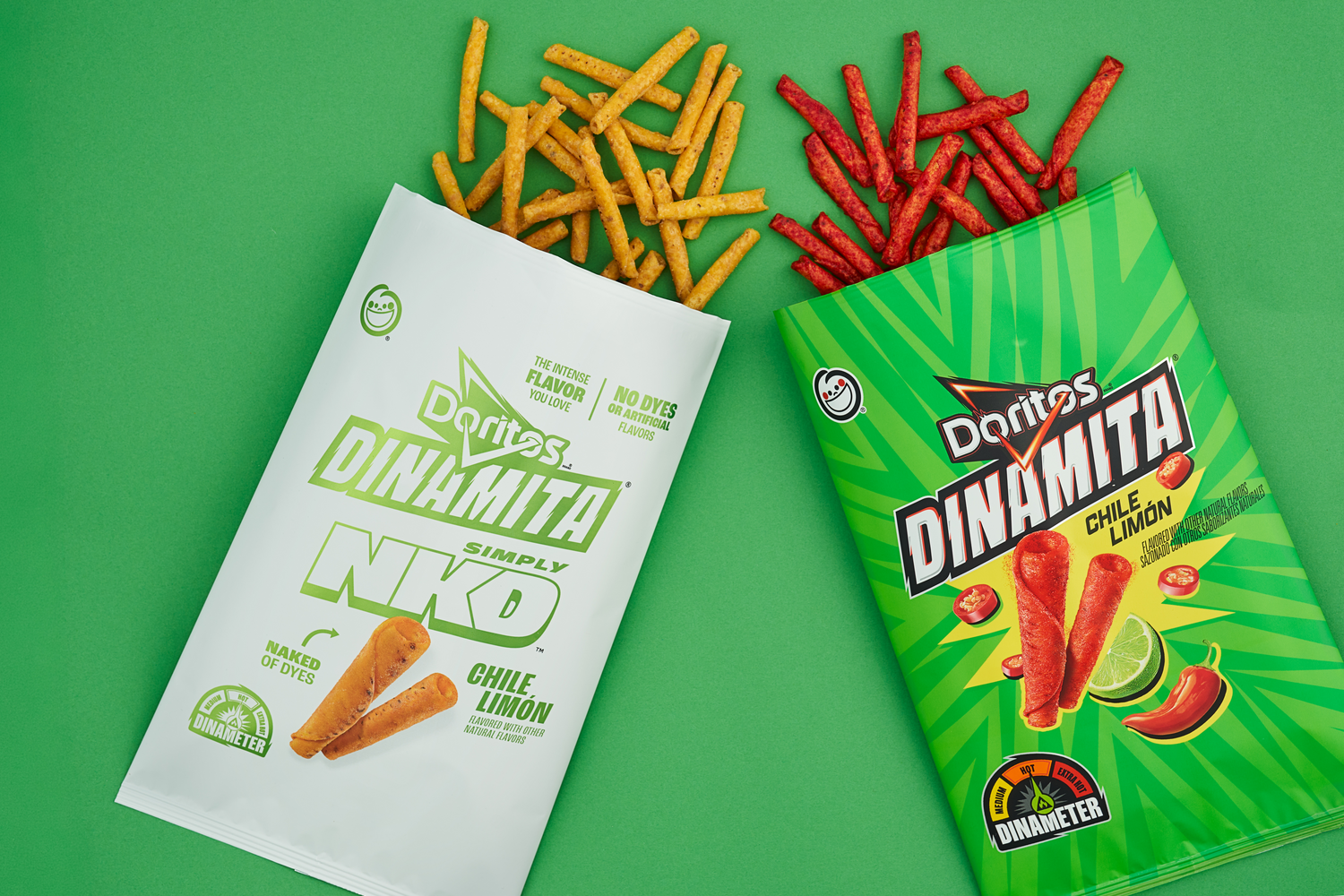 Ya están aquí los Doritos Simply Dinamita. Más ligeros pero igual de picantes.