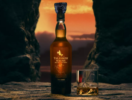 Llega Taliskier Magma el whiskey escoces madurado en barricas tostadas con rocas volcánicas.