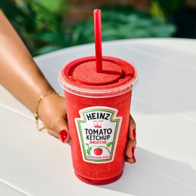 Para el calor… Smoothie de ketchup Heinz
