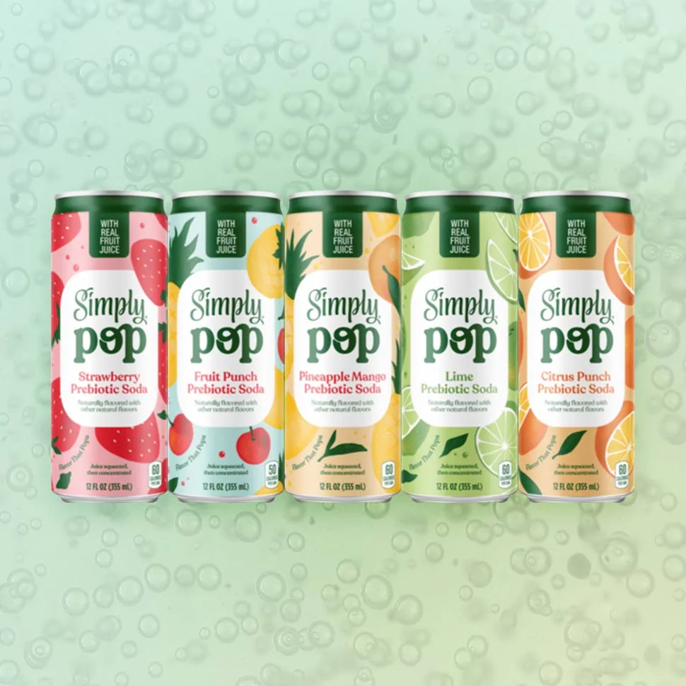 Simply Pop, el nuevo refresco prebiótico y funcional de Coca Cola