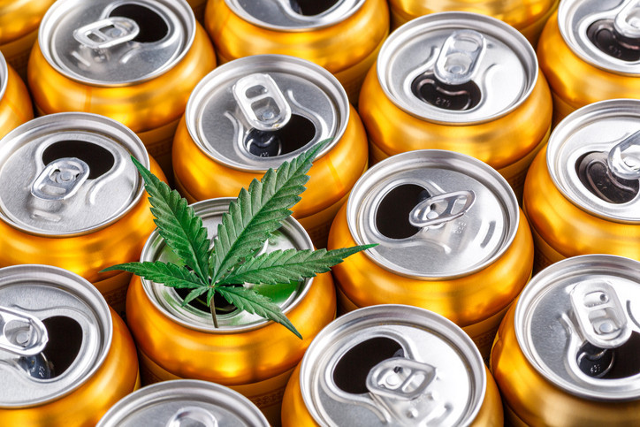 Las bebidas con THC, un componente del cannabis son legales y muy populares en EEUU.