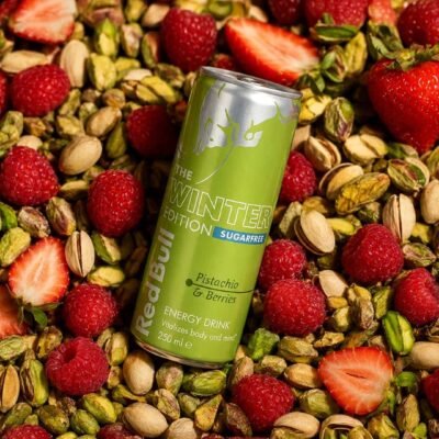 Ya está aquí la edición de invierno de Red Bull y viene con Pistacho.