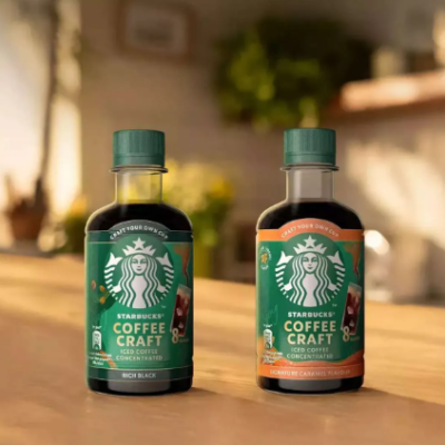 Starbucks lanza su nueva línea de cafés concentrados.