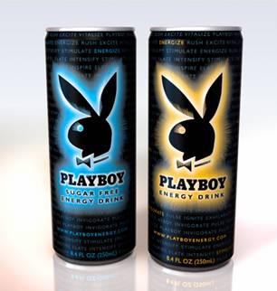Llegan las bebidas energéticas de la marca Playboy